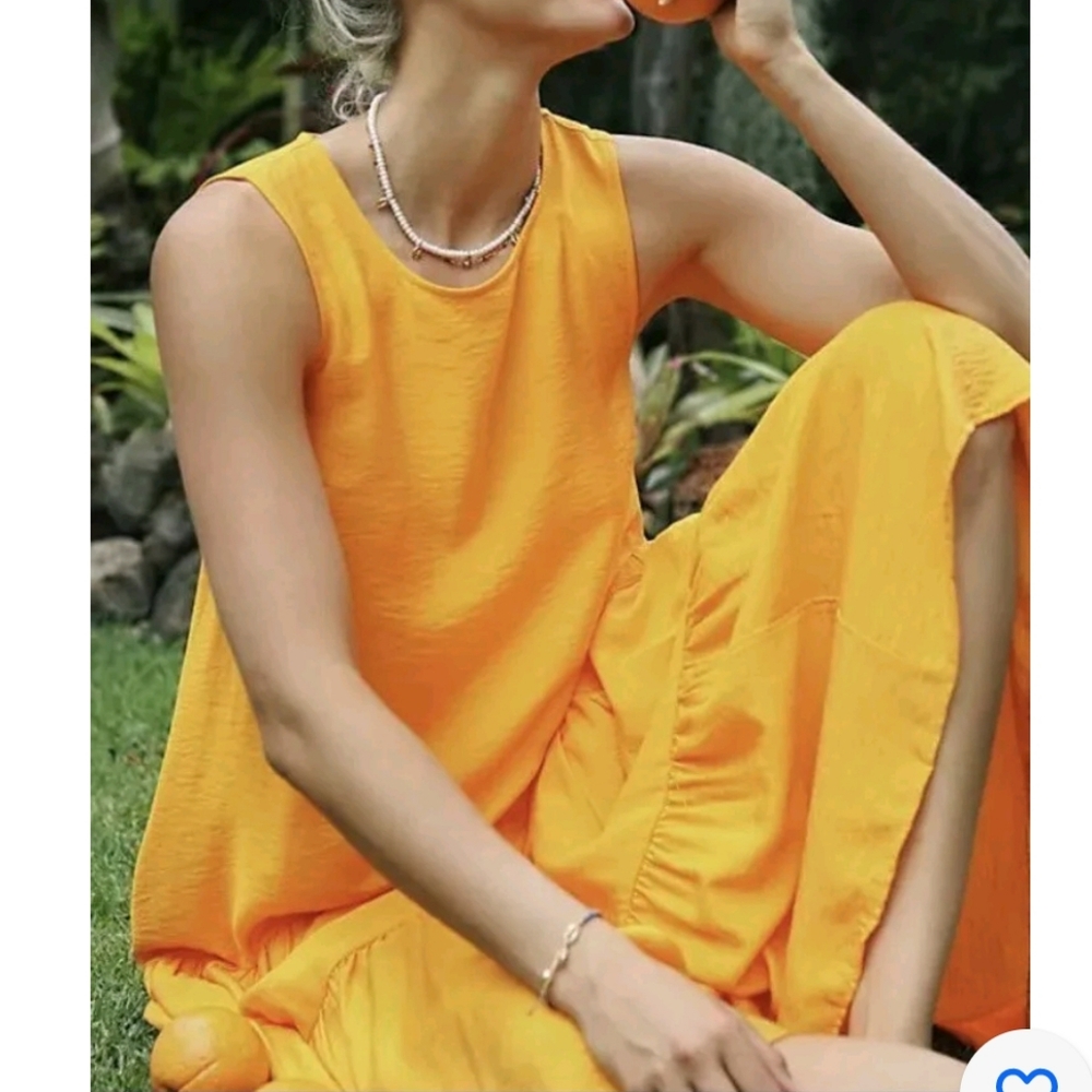Maeve Anthropologie Tiered Maxi Dress Small